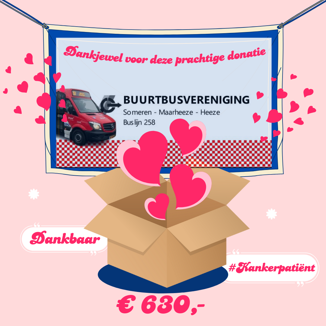 Mooie donatie ontvangen!